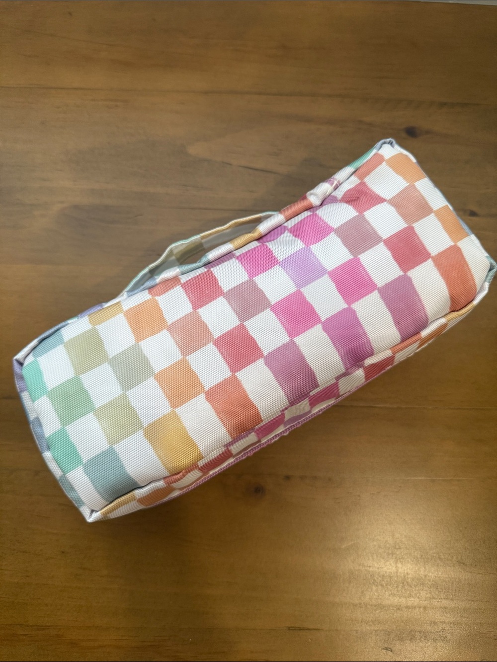 Erin Condren 5-in-1 Rainbow Plaid Zipper Pouch Organizer - Picture 2 of 4